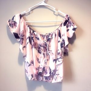 Crop Top Off The Shoulder